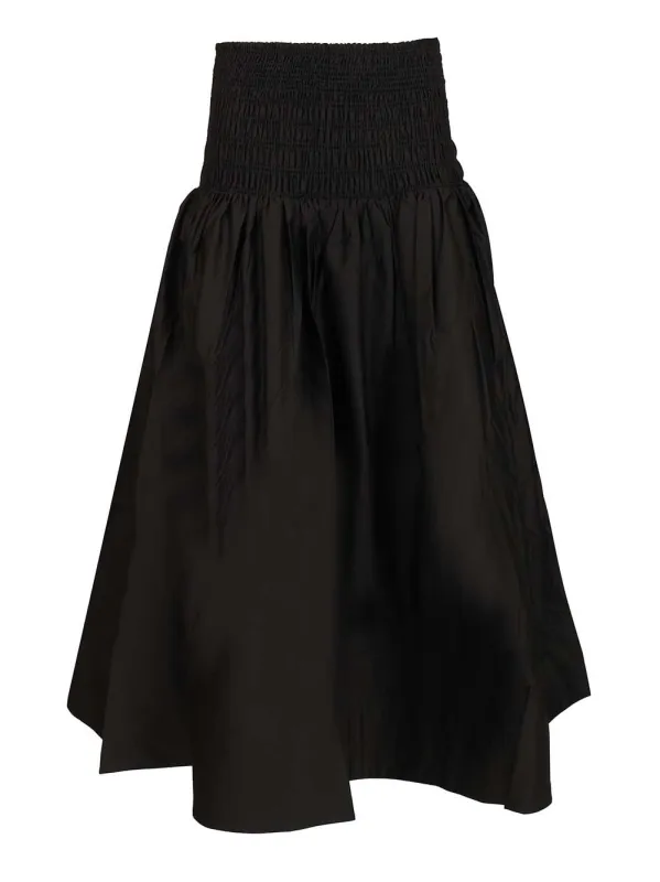 Midi Skirt Skirts Black sold by Wanan Luxury
