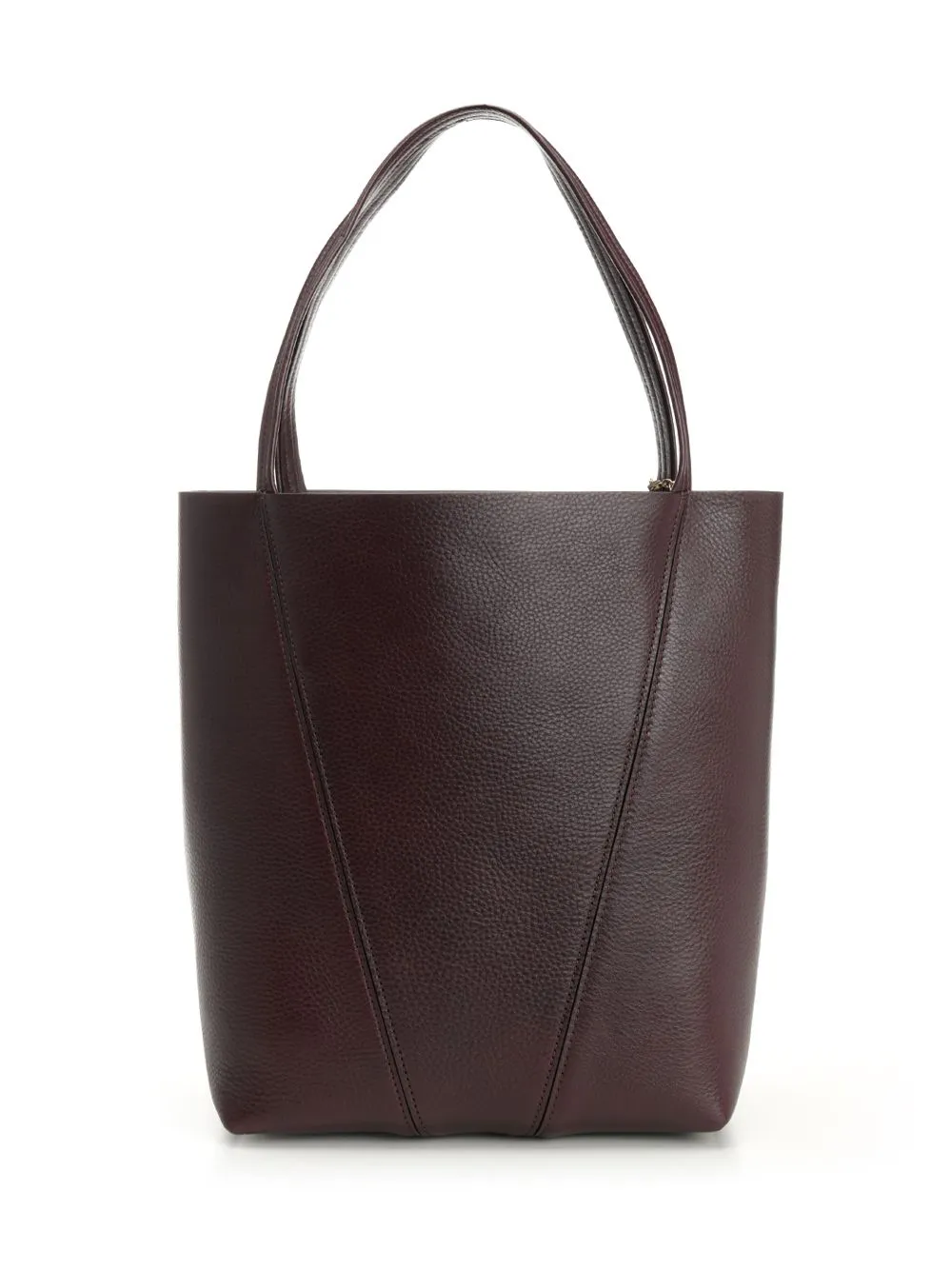 Chloé Spin Large Hammered Leather Tote Bag Handbags Bordeaux sold by Wanan Luxury product image thumbnail 3