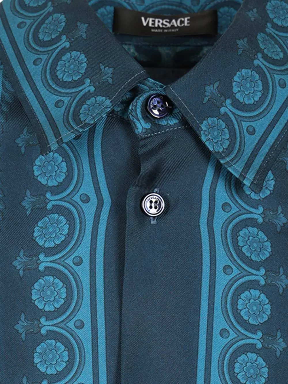 Silk Shirt Shirts Blue sold by Wanan Luxury product image thumbnail 4