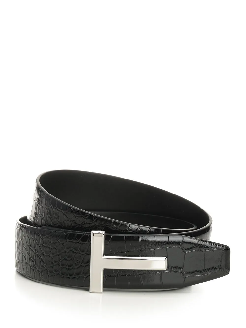Reversible T-Belt Belts Black sold by Wanan Luxury