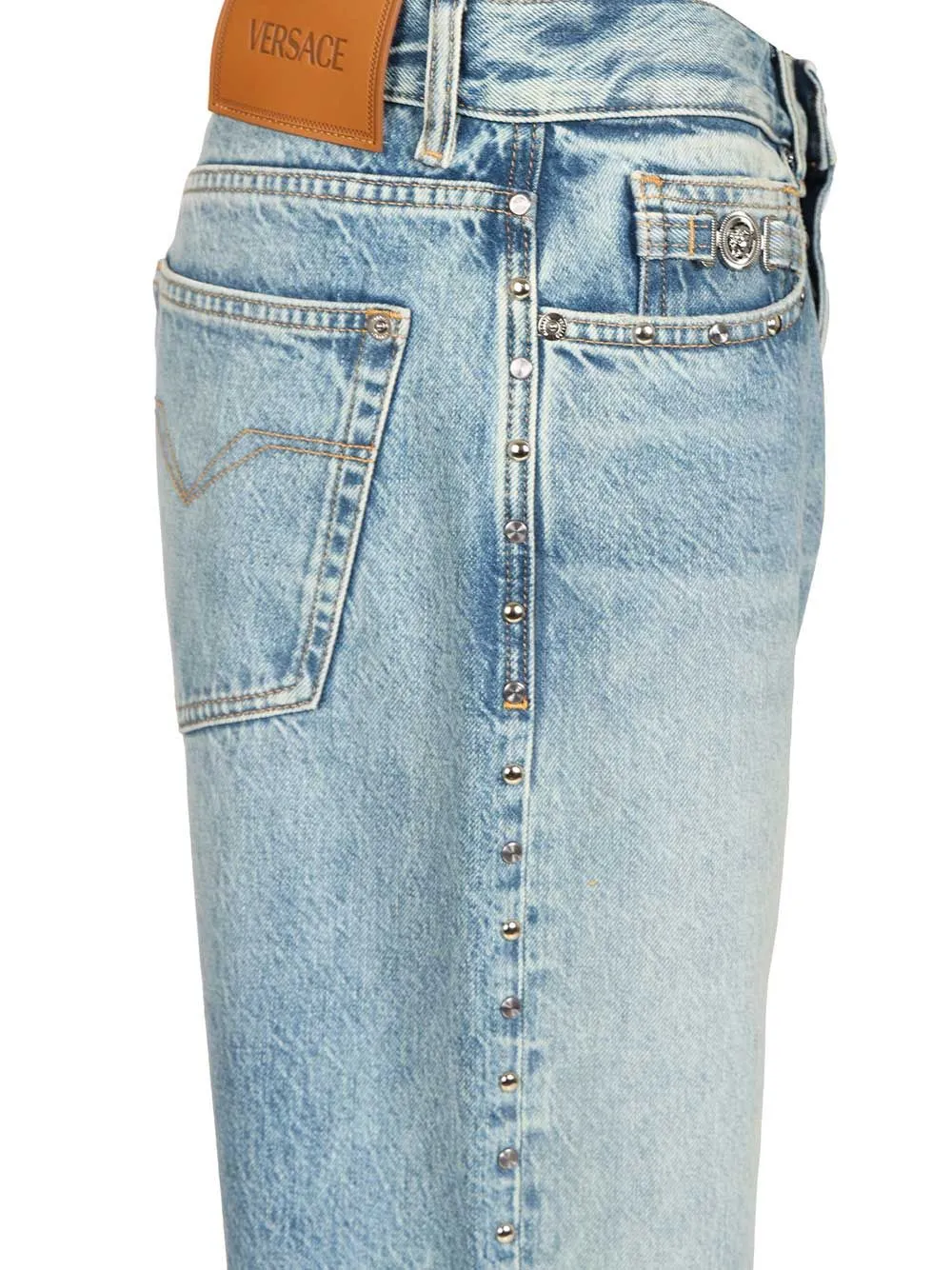 Pencil Jeans Light Blue sold by Wanan Luxury product image thumbnail 3
