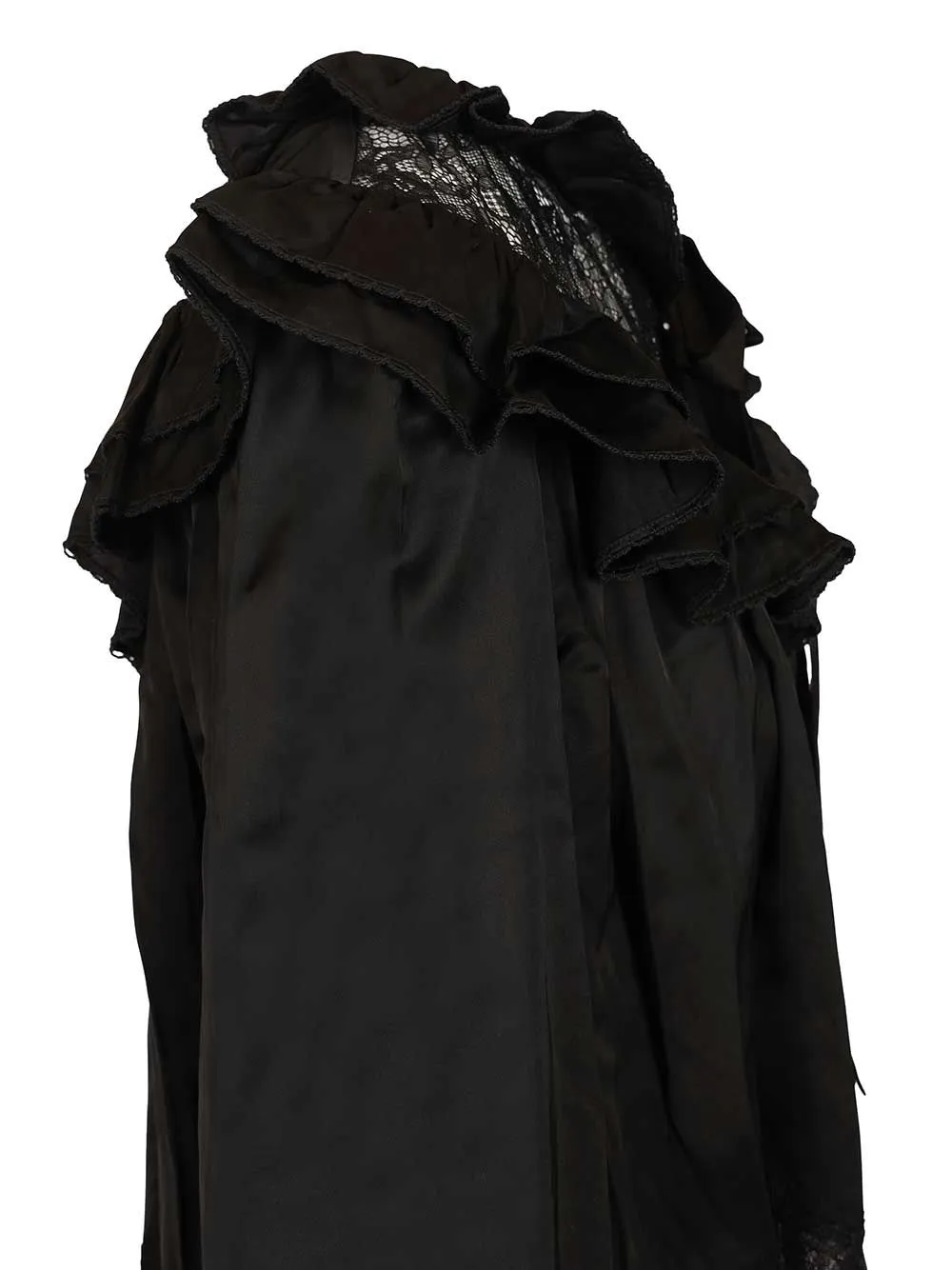 Lace Blouse Shirts Black sold by Wanan Luxury product image thumbnail 4