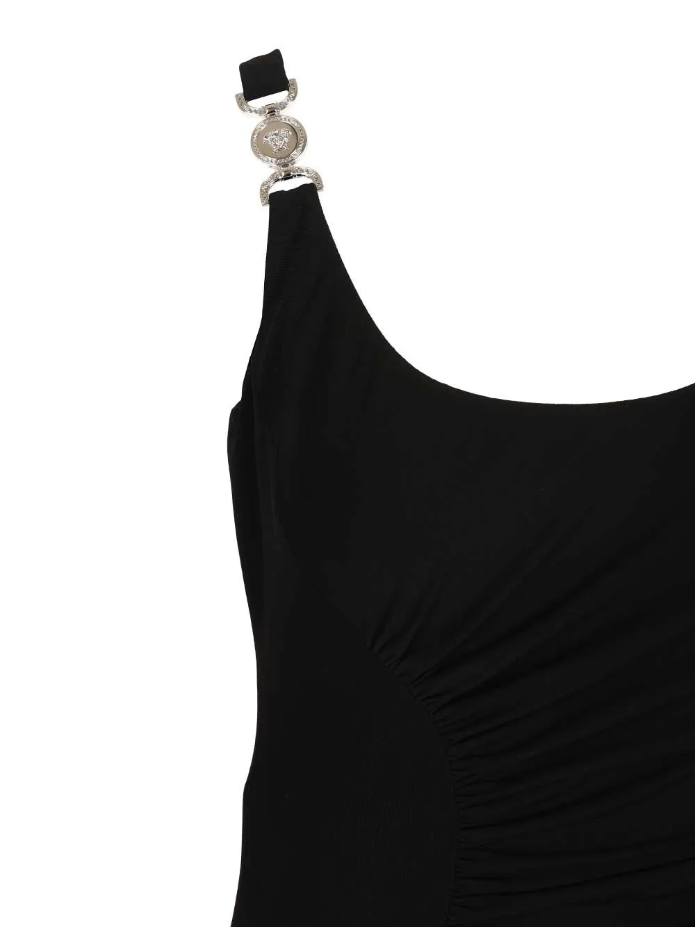 Draped Sleeveless Midi Dress Dresses Black sold by Wanan Luxury product image thumbnail 5