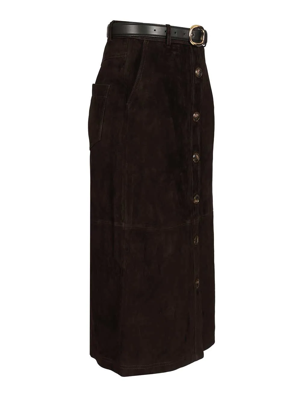 Midi Skirt Skirts Brown sold by Wanan Luxury product image thumbnail 3