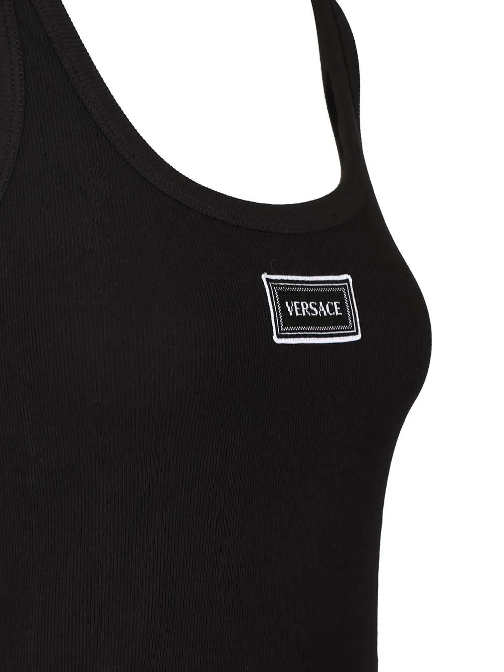 Ribbed Tank Top Tops Black sold by Wanan Luxury product image thumbnail 4