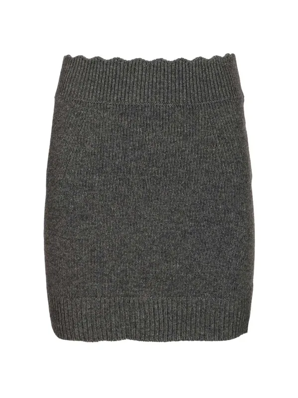 Tight Miniskirt Skirts Grey sold by Wanan Luxury