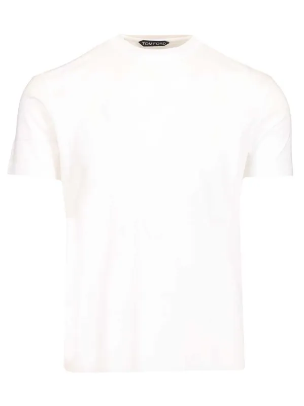 Crew Neck T-Shirt White sold by Wanan Luxury