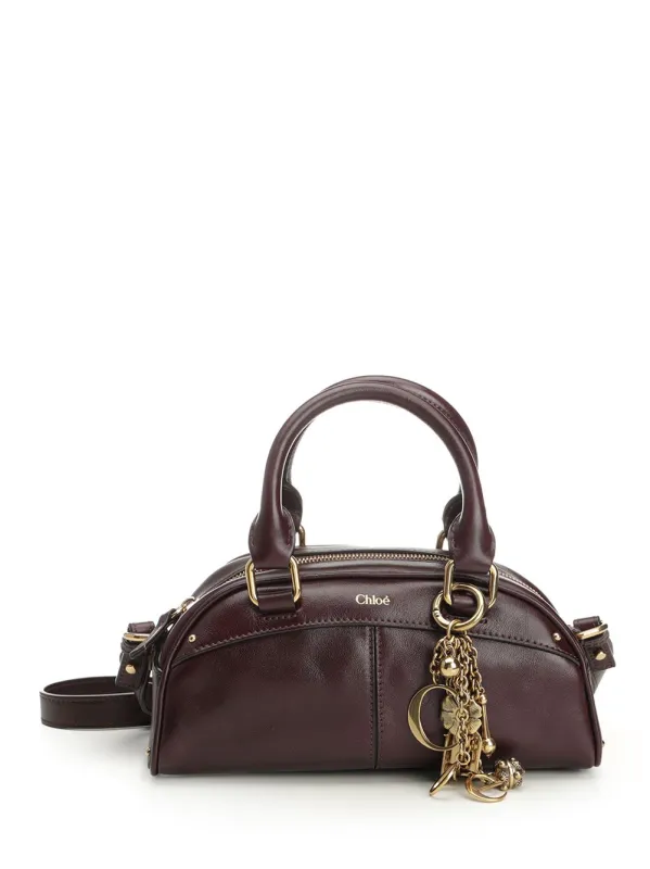 Small Chloé Bowling Bag Handbags Bordeaux sold by Wanan Luxury