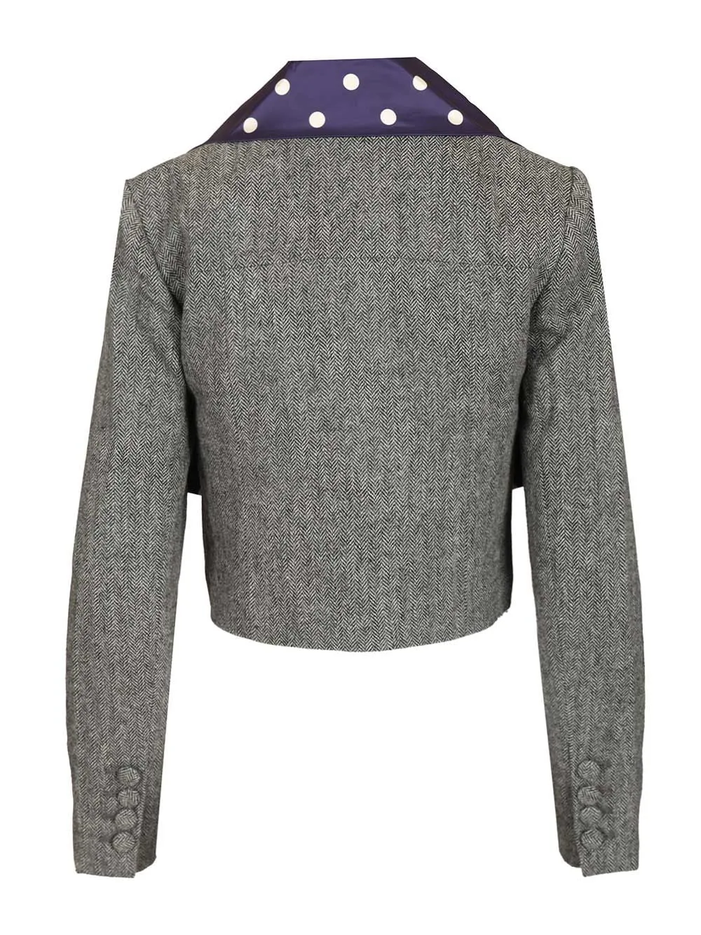 Herringbone Jacket Jackets Grey sold by Wanan Luxury product image thumbnail 2