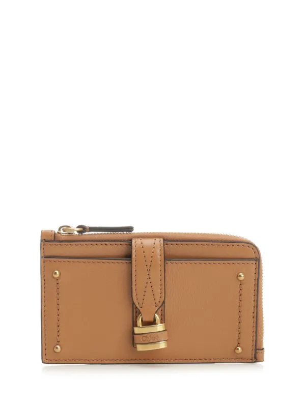 Paddington Small Coin Purse Wallets Brown made by Chloe