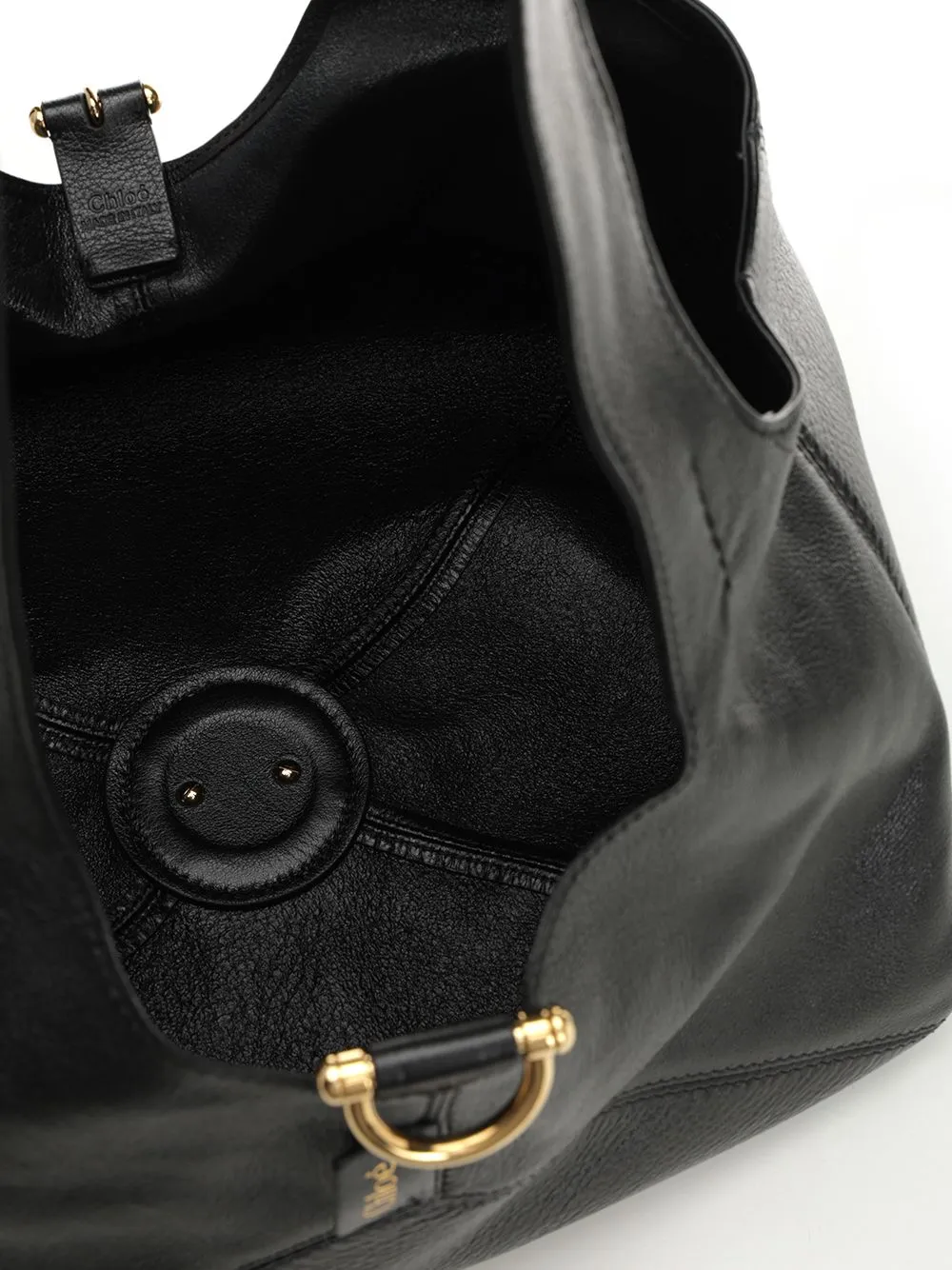 East-West Chloé Balloon Shoulder Bags Black sold by Wanan Luxury product image thumbnail 4