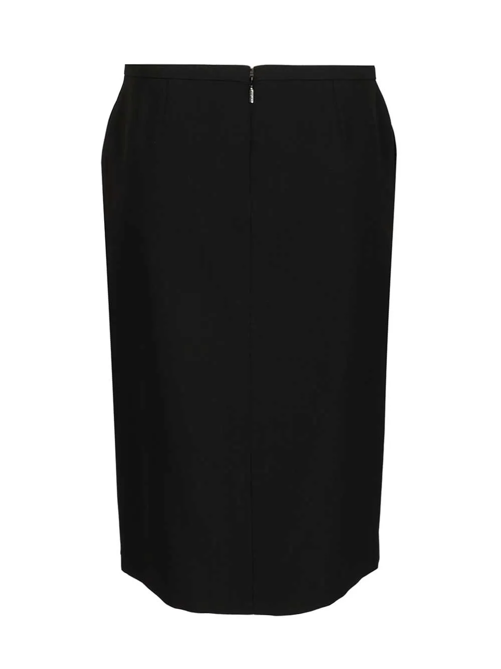 Midi Skirt In Double Wool CrêPe Skirts Black sold by Wanan Luxury product image thumbnail 2