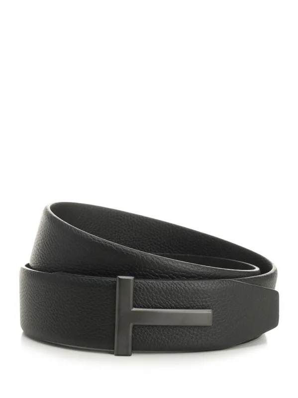 Reversible Leather Belt Belts Black sold by Wanan Luxury