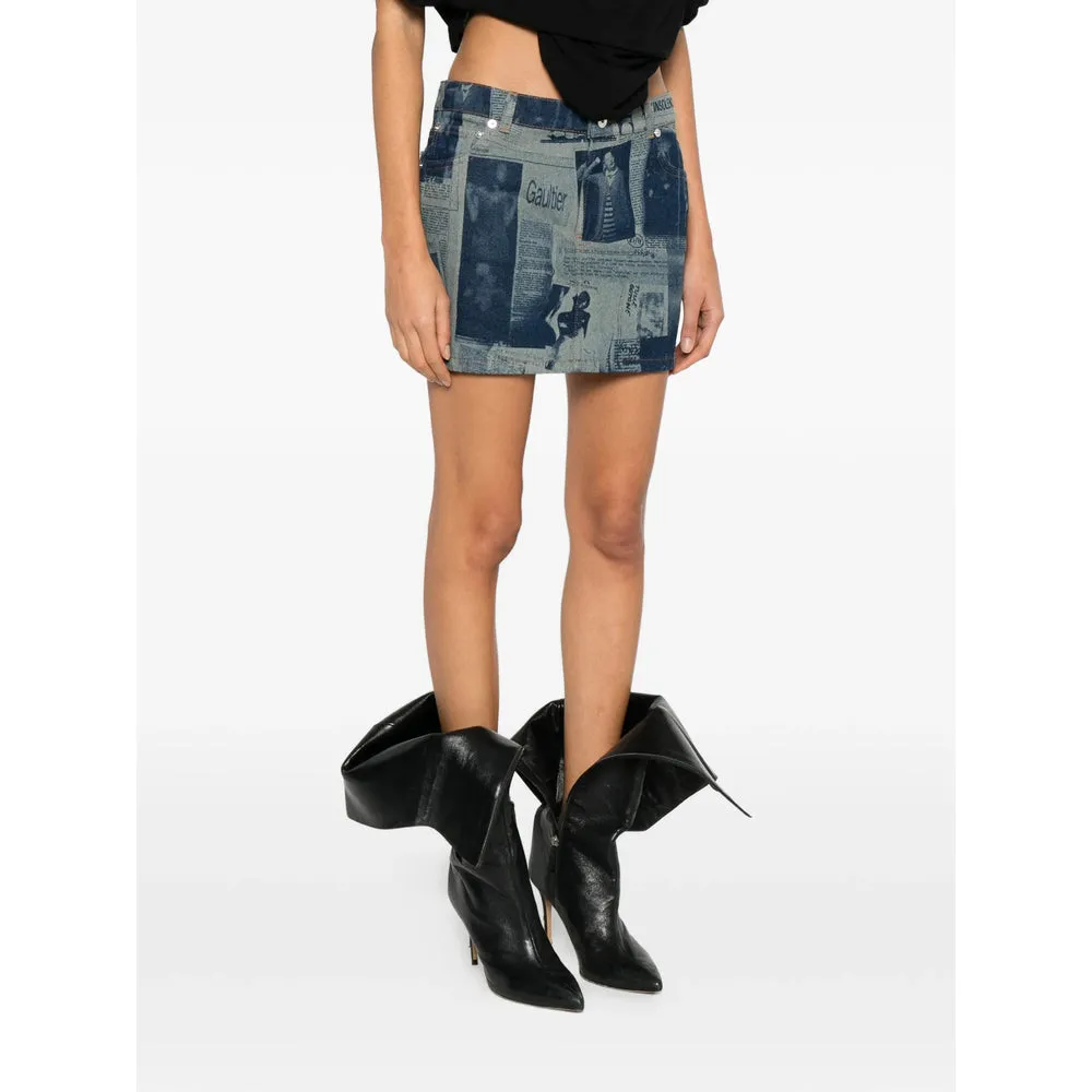 Skirts Blue, Neutral sold by Wanan Luxury product image thumbnail 3