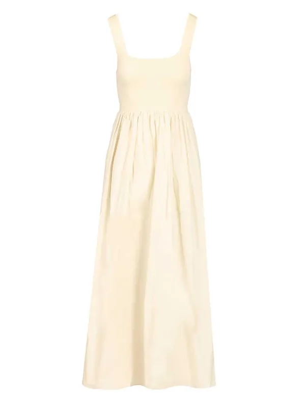 Knit And Cotton Dress Dresses Beige sold by Wanan Luxury