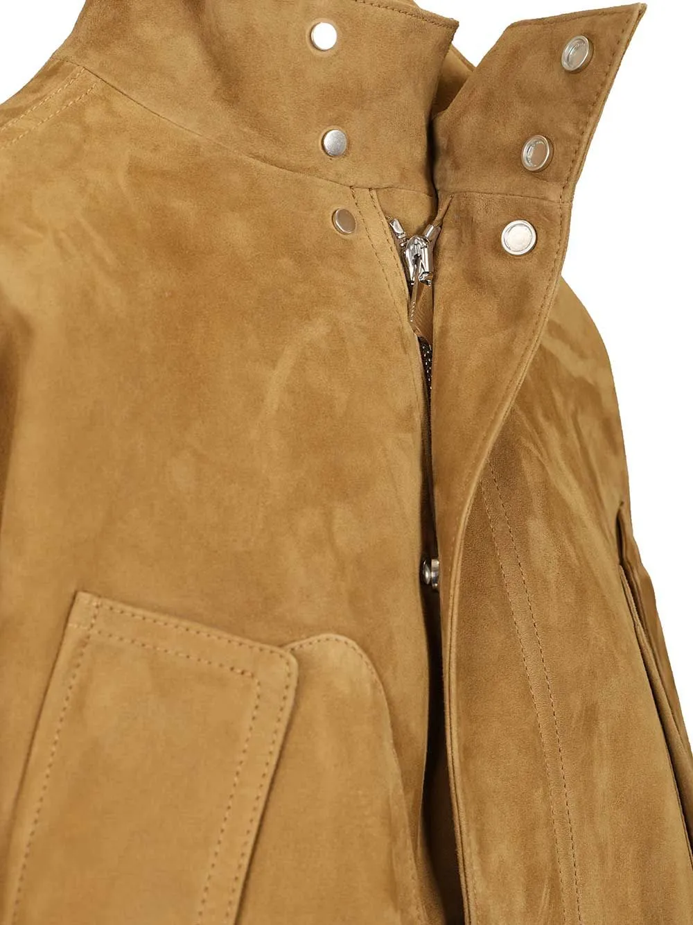 Leather Bomber Jacket Jackets Beige sold by Wanan Luxury product image thumbnail 4