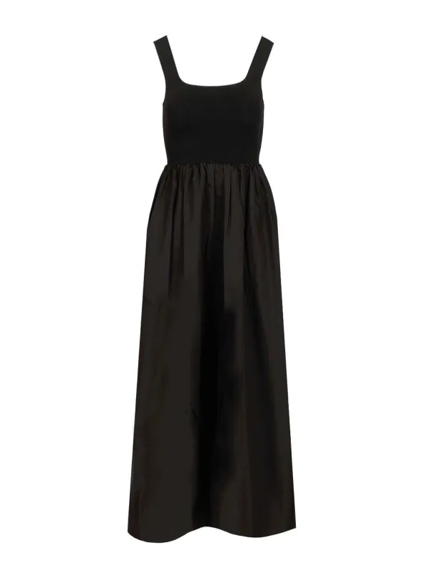 Knit And Cotton Dress Dresses Black sold by Wanan Luxury