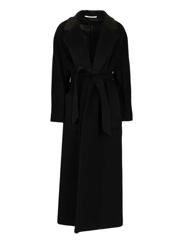 Charlize Long Coat Coats Black sold by Wanan Luxury