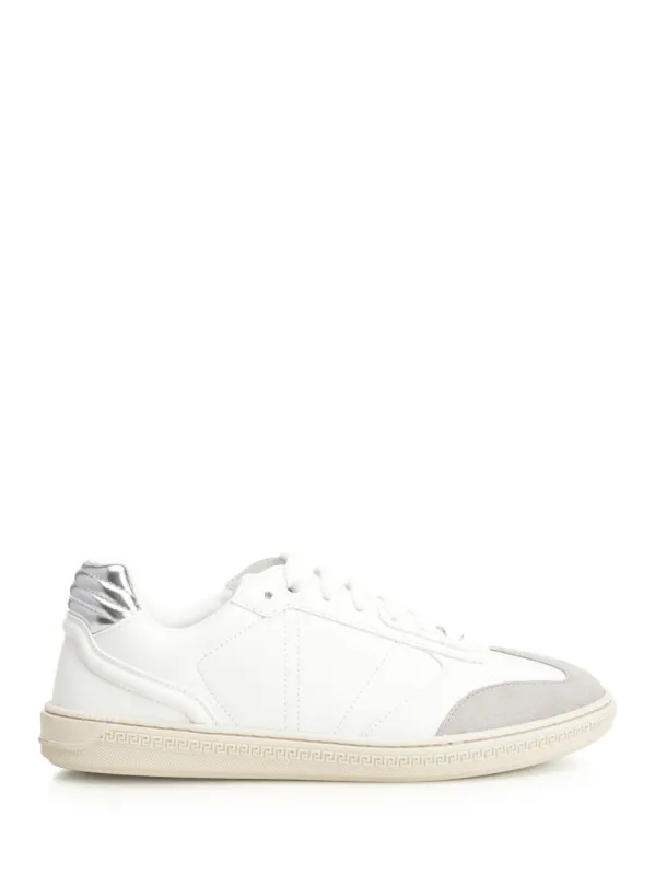 Greca Court Sneakers White made by Versace