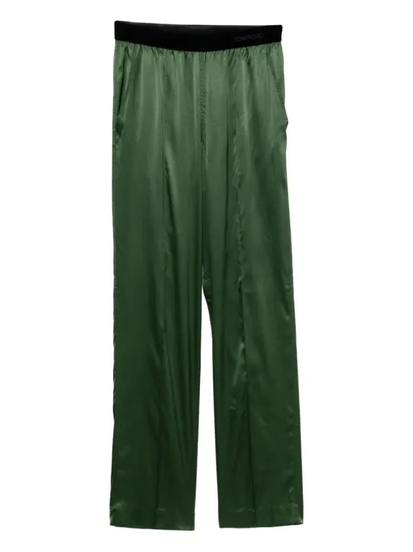 Stretch Silk Satin Pj Pants sold by Wanan Luxury