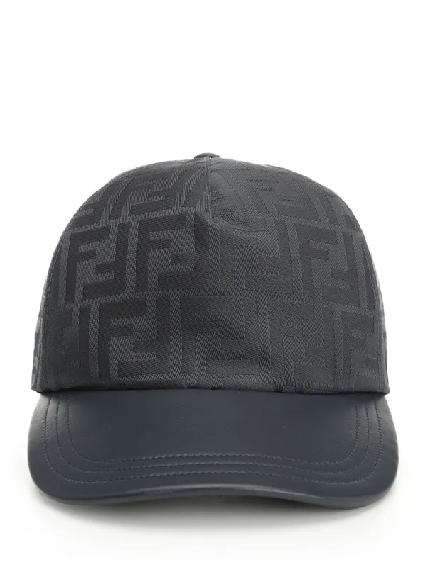 Ff Nylon Hat Hats Blue made by Fendi