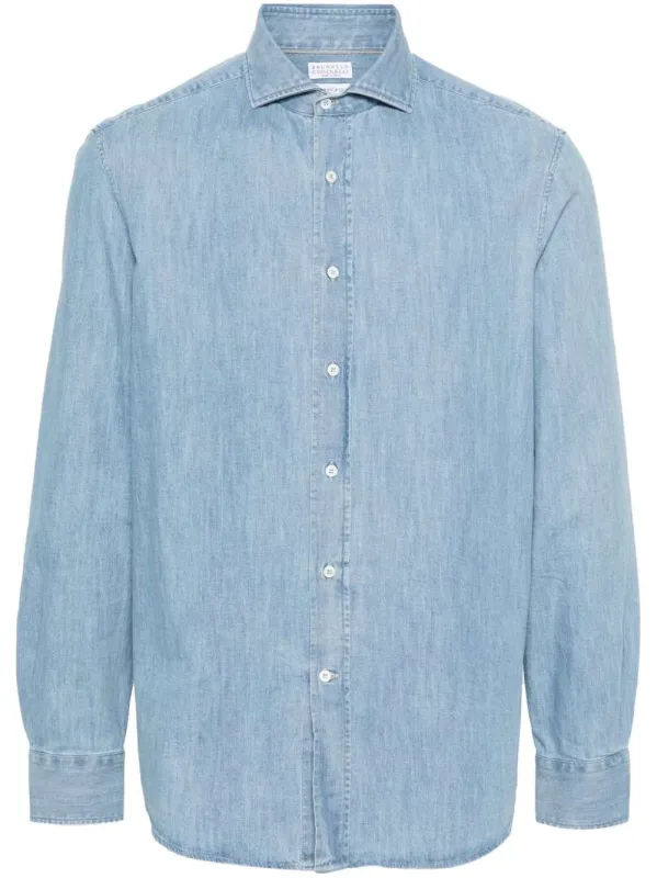Denim Shirt sold by Wanan Luxury