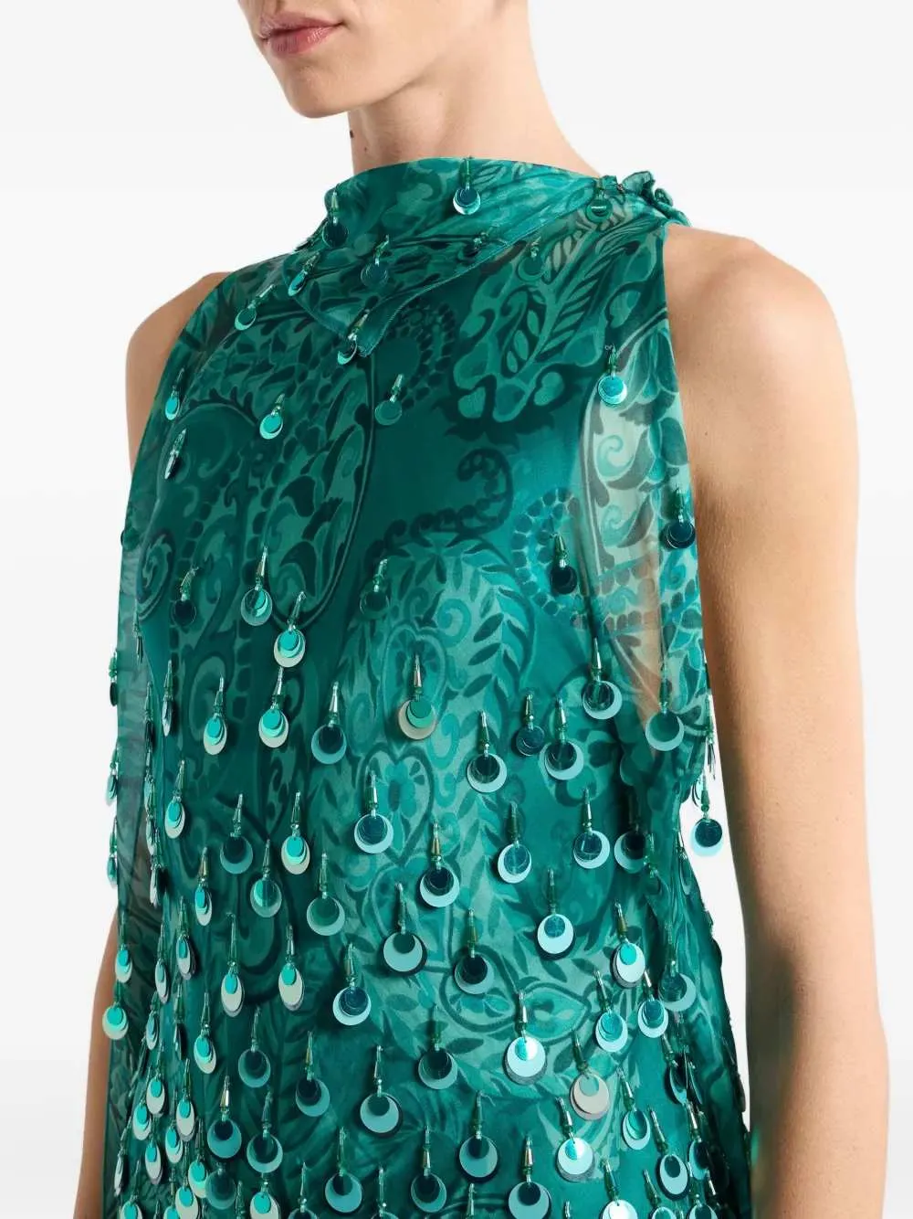 Short Dress With Paisley Print sold by Wanan Luxury product image thumbnail 4