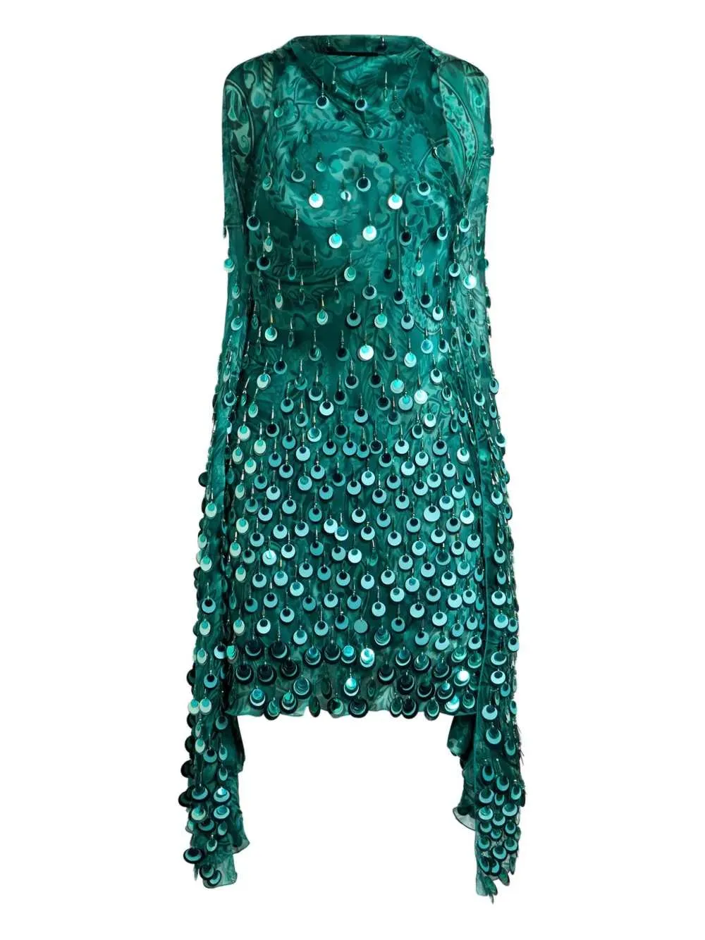 Short Dress With Paisley Print sold by Wanan Luxury