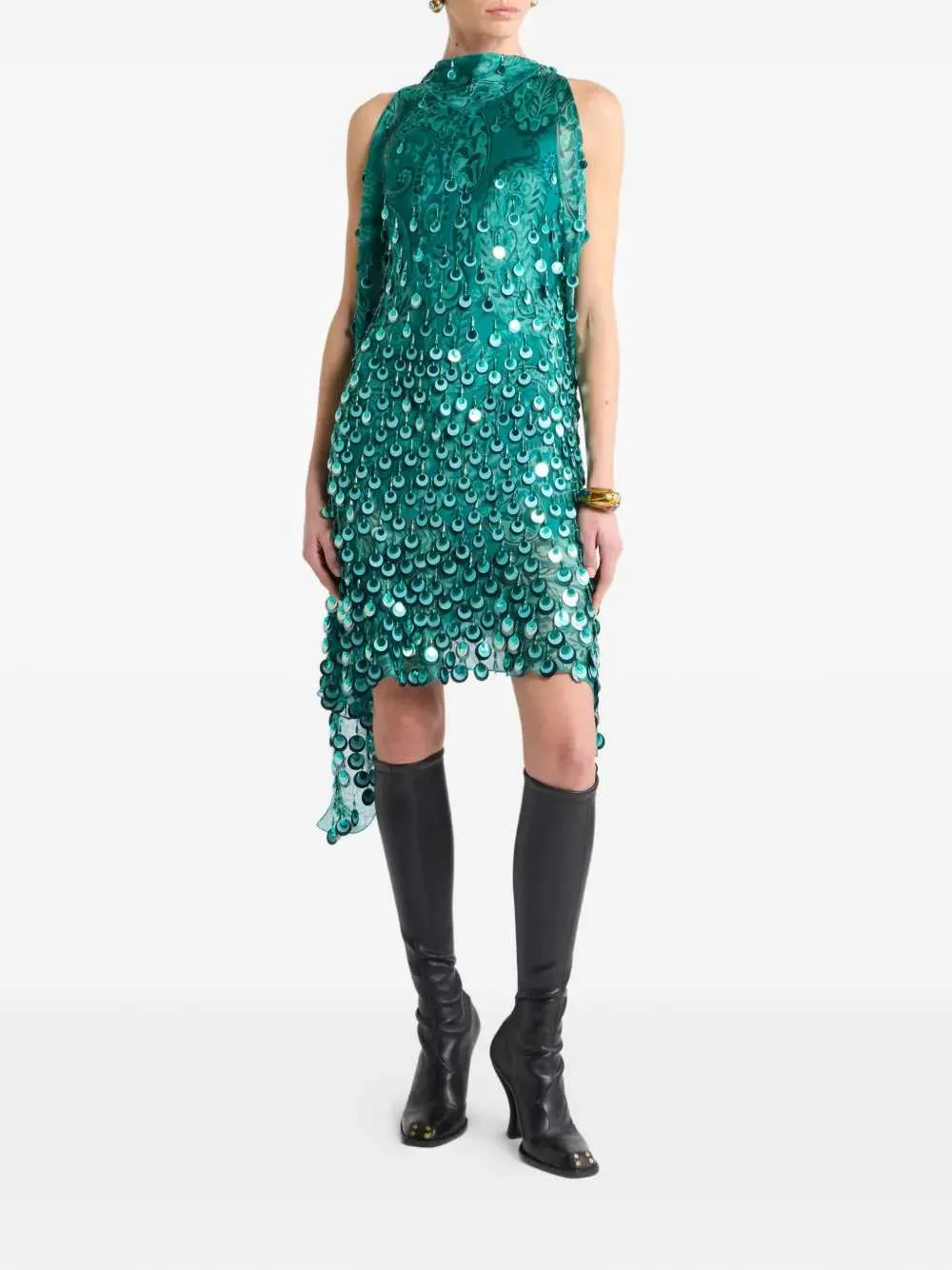 Short Dress With Paisley Print sold by Wanan Luxury product image thumbnail 2