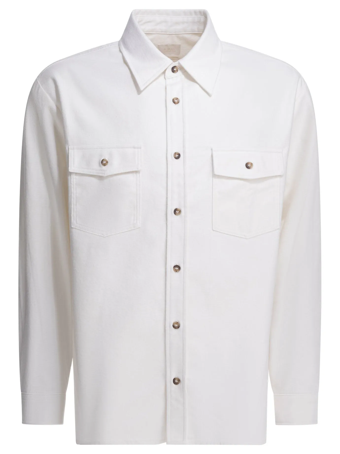 Cotton Overshirt Jacket Jackets And Coats White sold by Wanan Luxury