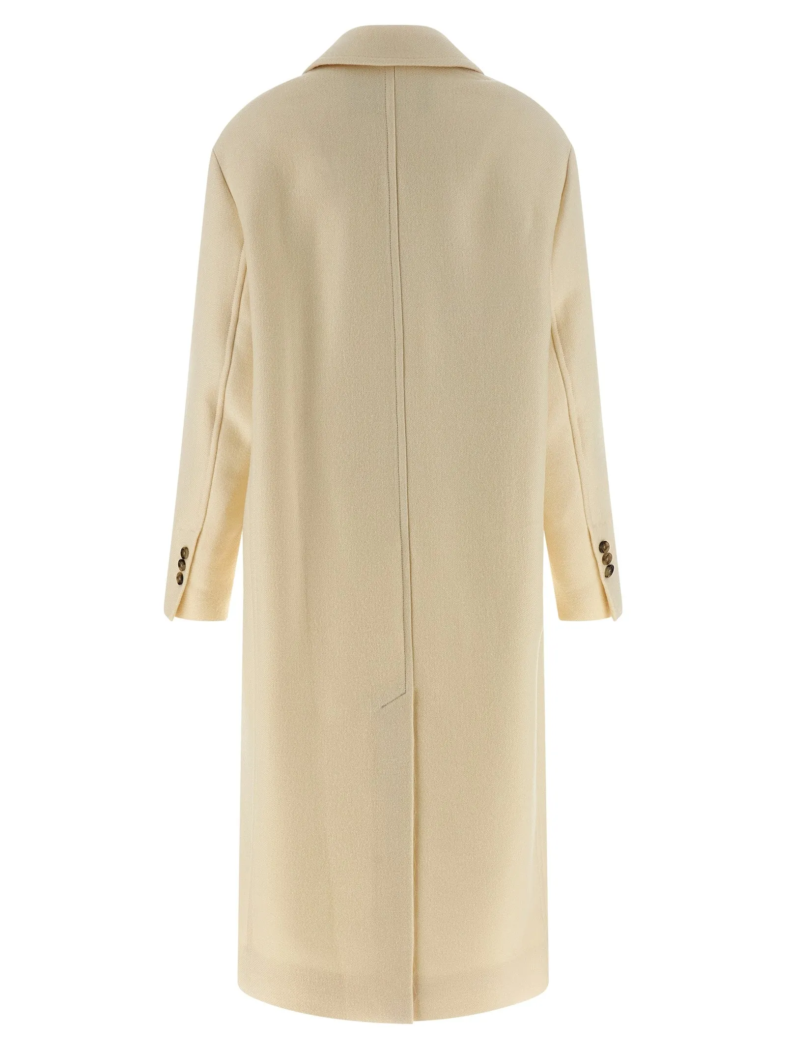 Double-Breasted Coat Coats And Trench Coats White sold by Wanan Luxury product image thumbnail 2