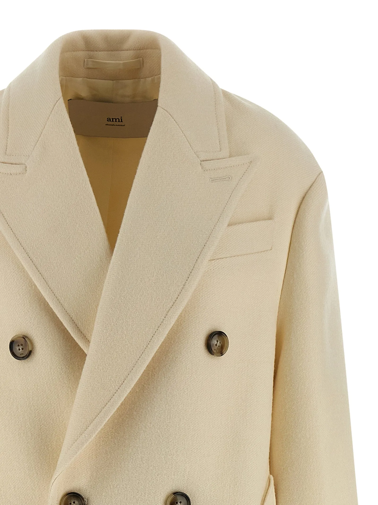 Double-Breasted Coat Coats And Trench Coats White sold by Wanan Luxury product image thumbnail 3