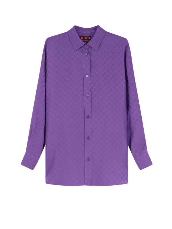 Gg Silk Shirt sold by Wanan Luxury