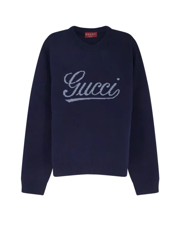 Wool Sweater With Frontal Embroidered Logo sold by Wanan Luxury