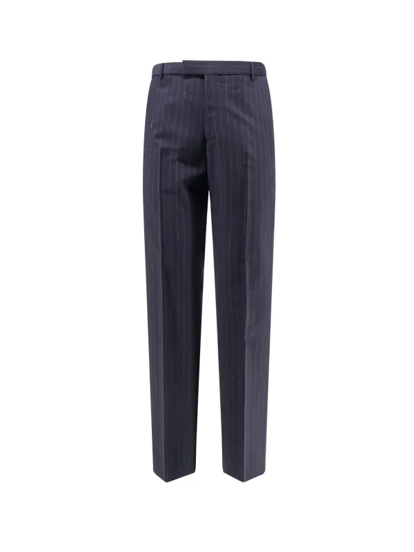 Gucci Pinstripe Wool Trousers sold by Wanan Luxury