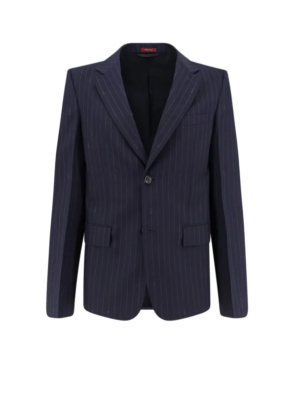 Gucci Pinstripe Wool Single-Breasted Blazer sold by Wanan Luxury