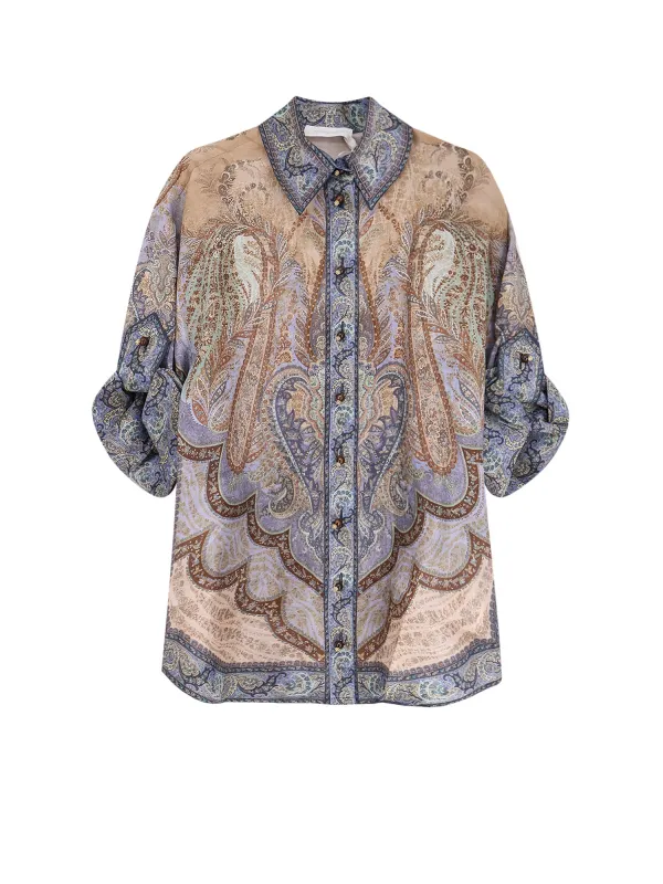Wanderlust Silk Shirt sold by Wanan Luxury