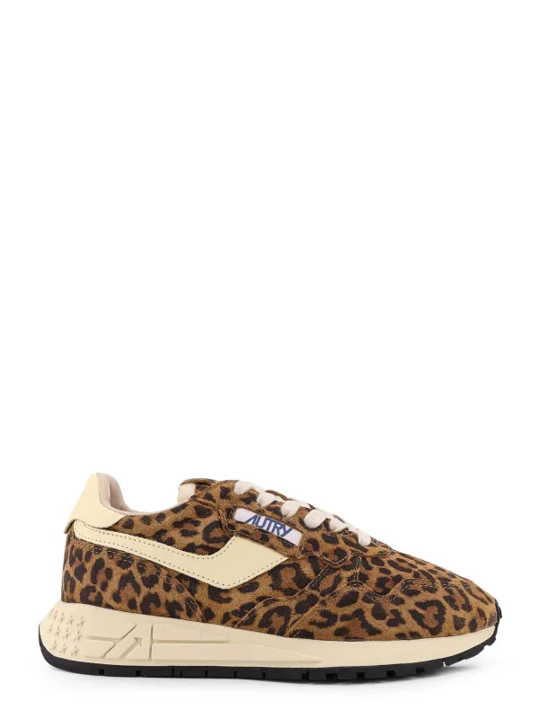 Reelwind Low Animal Print Suede Sneakers sold by Wanan Luxury