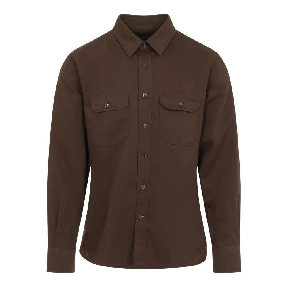 Shirts Brown sold by Wanan Luxury