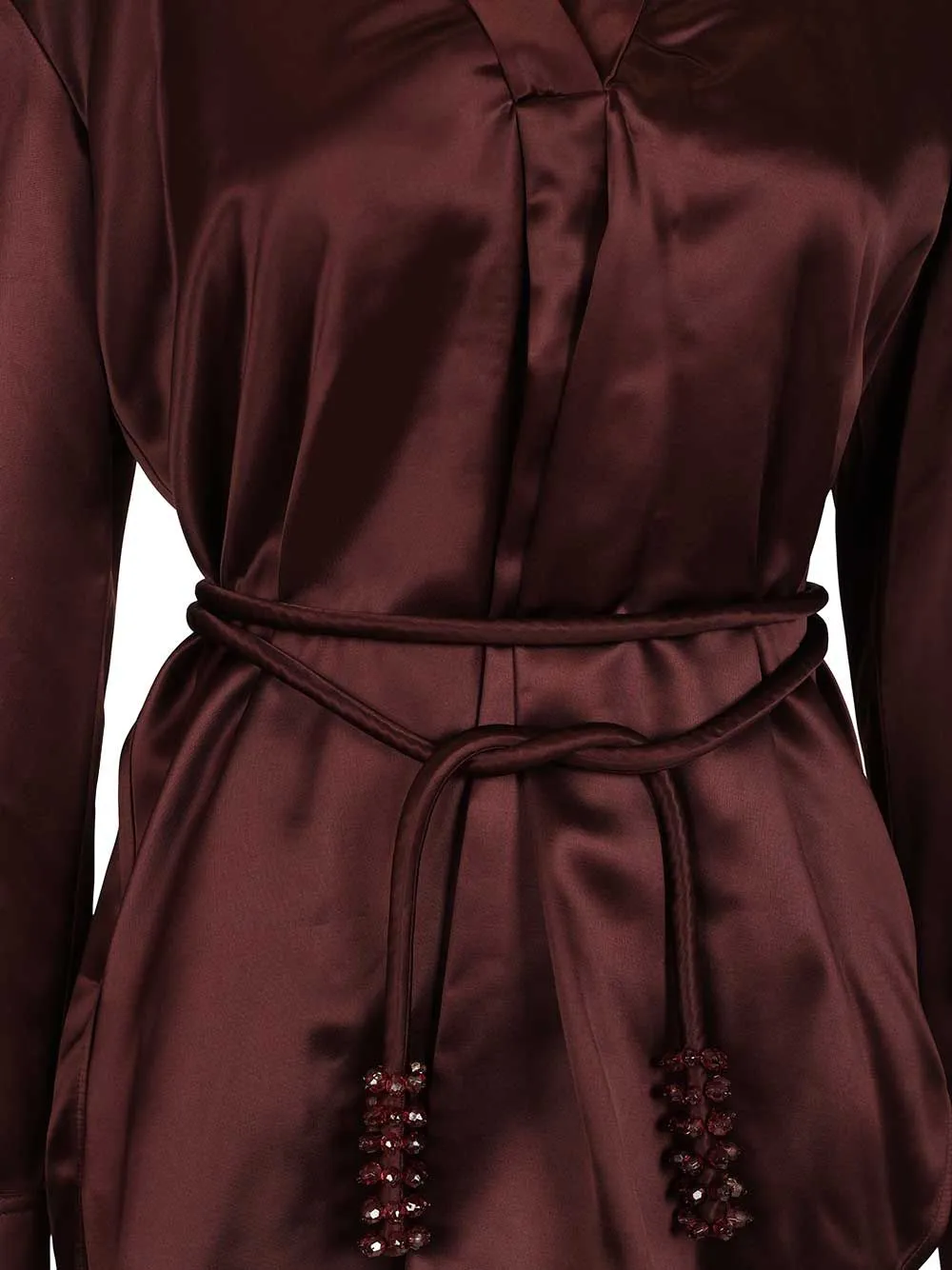 Viscose Top Shirts Bordeaux sold by Wanan Luxury product image thumbnail 4