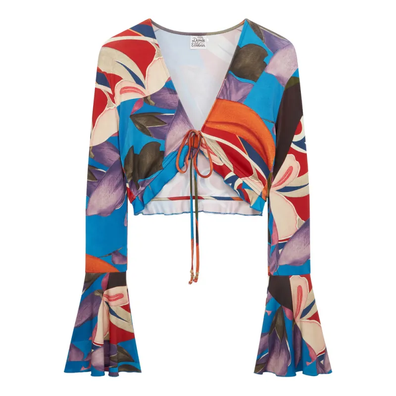 Tops Blue, Red sold by Wanan Luxury