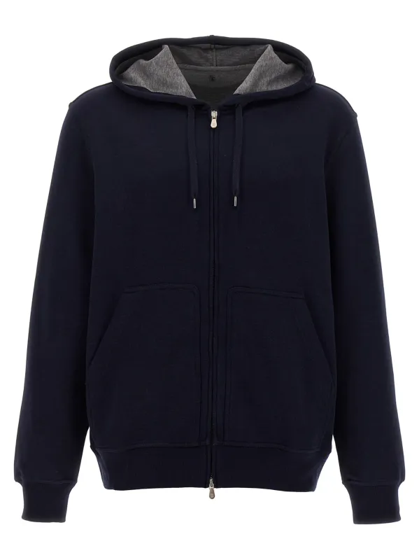 Hoodie Sweatshirt Blue sold by Wanan Luxury