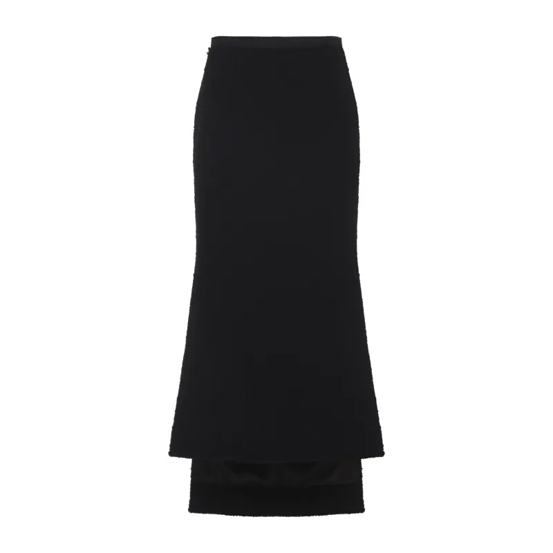 Asymmetric & Draped Black made by Lanvin
