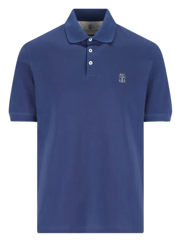 Logo Cotton Polo Shirt sold by Wanan Luxury