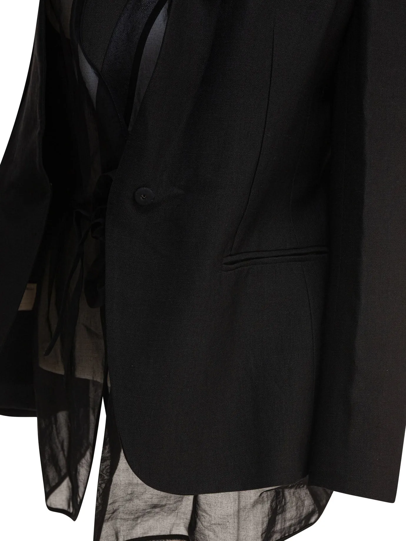 Blazer With Integrated Tank Top Jackets And Coats Black sold by Wanan Luxury product image thumbnail 4
