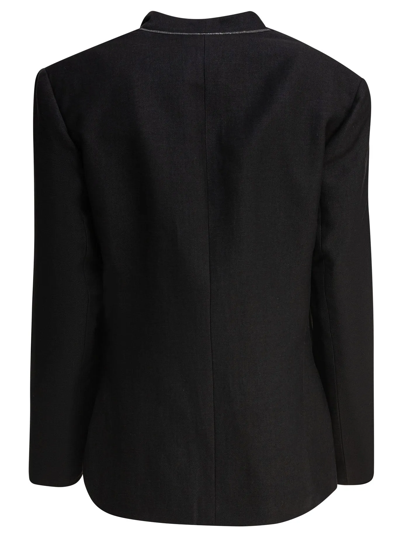 Blazer With Integrated Tank Top Jackets And Coats Black sold by Wanan Luxury product image thumbnail 2