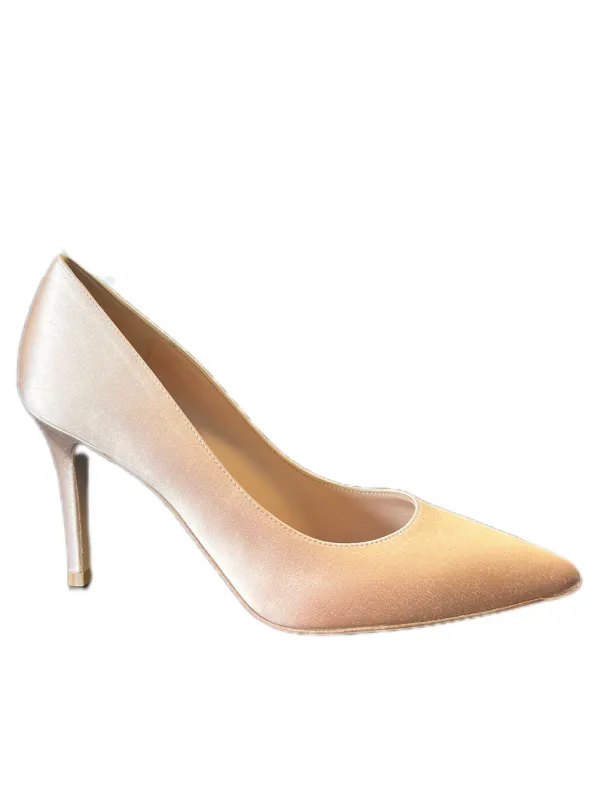 Gianvito 85 Mm Heeled Shoes Pink sold by Wanan Luxury