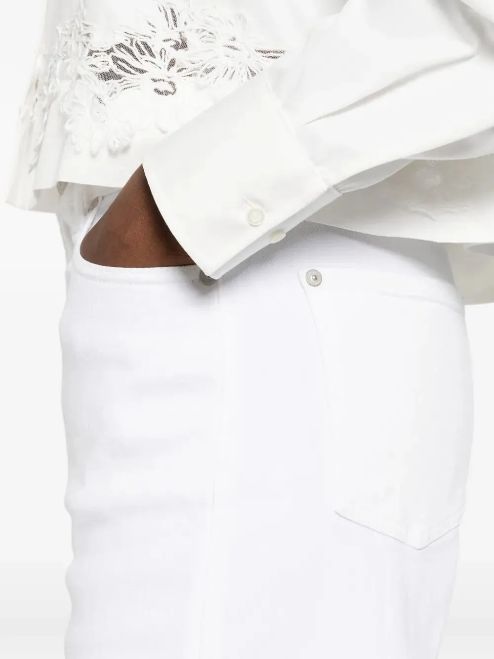 Stovepipe Soleil Straight-Leg Jeans sold by Wanan Luxury product image thumbnail 3