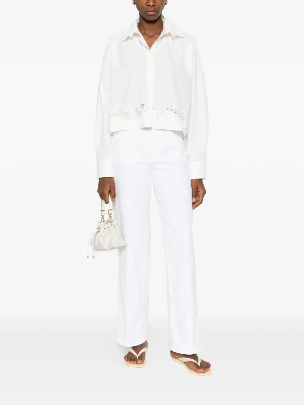 Stovepipe Soleil Straight-Leg Jeans sold by Wanan Luxury product image thumbnail 2