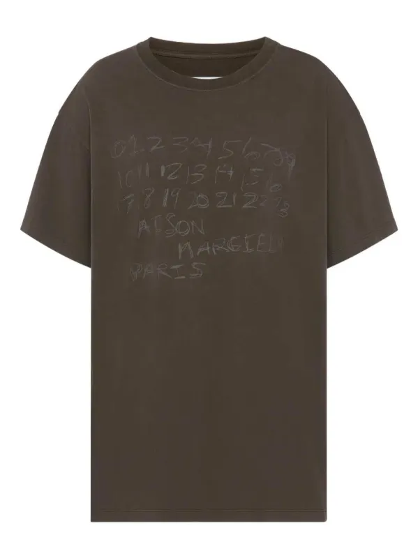 T-Shirt With Number Motif made by Maison Margiela